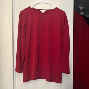 CJ Banks Vibrant Red Top